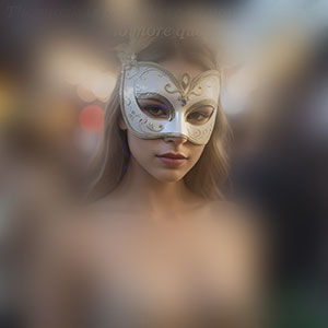 The mask is only there…